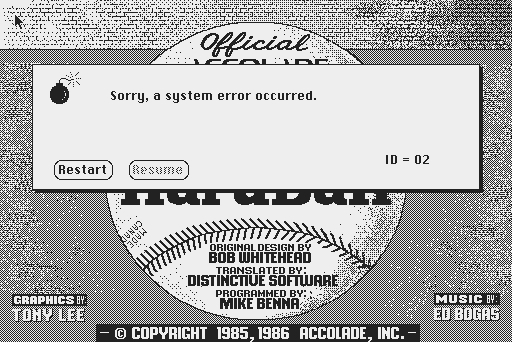 Screenshot for HardBall